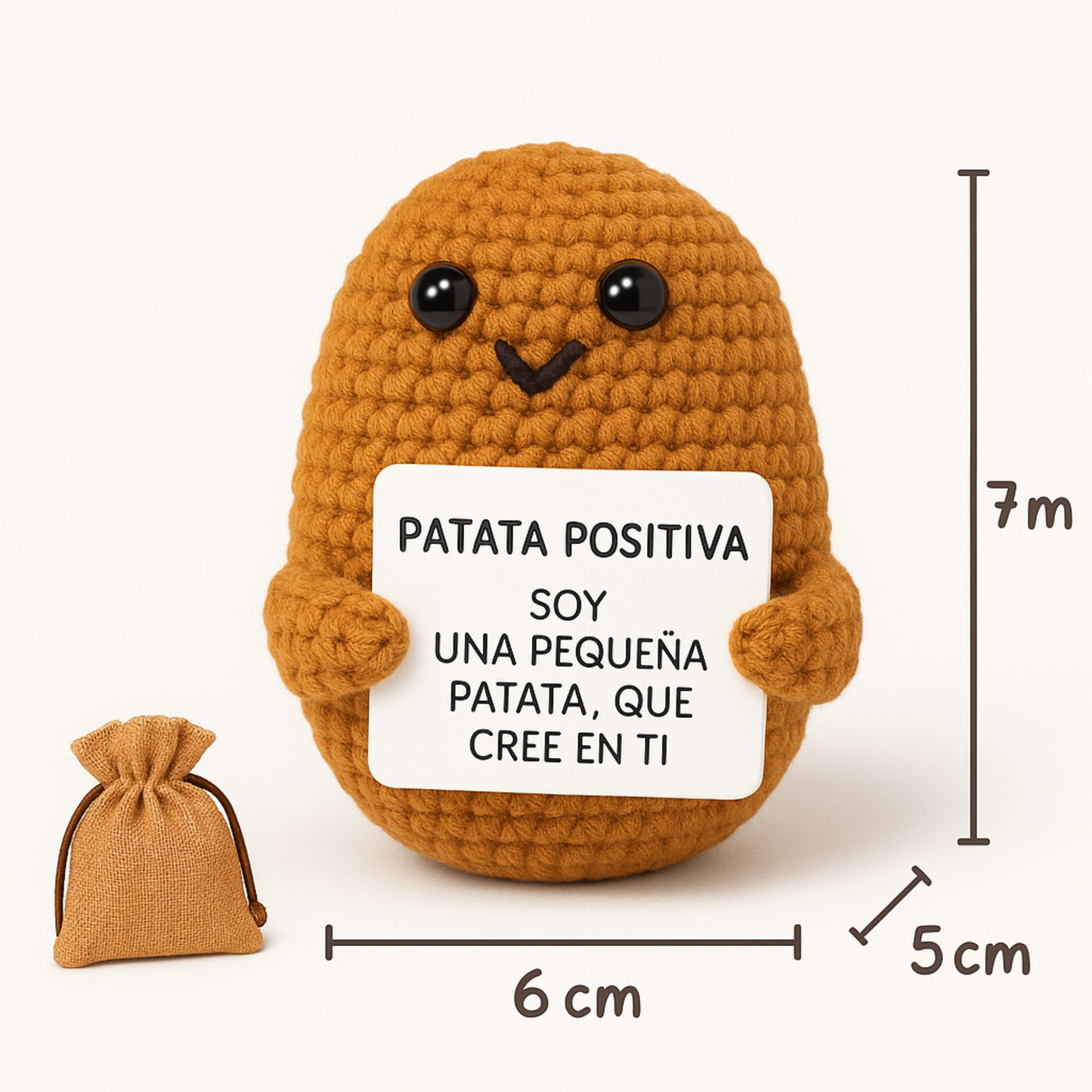 Patatita que Cree en Ti Mensaje de Apoyo