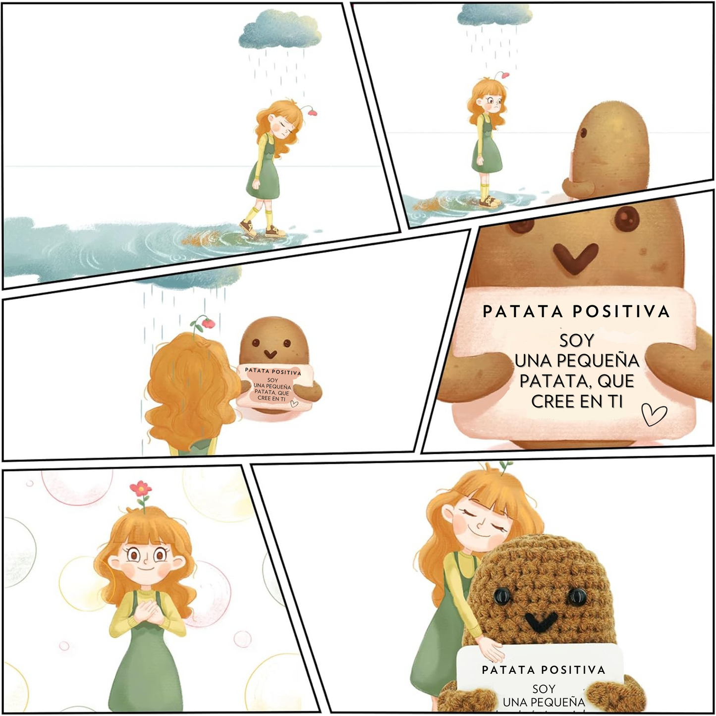 Patatita que Cree en Ti Mensaje de Apoyo